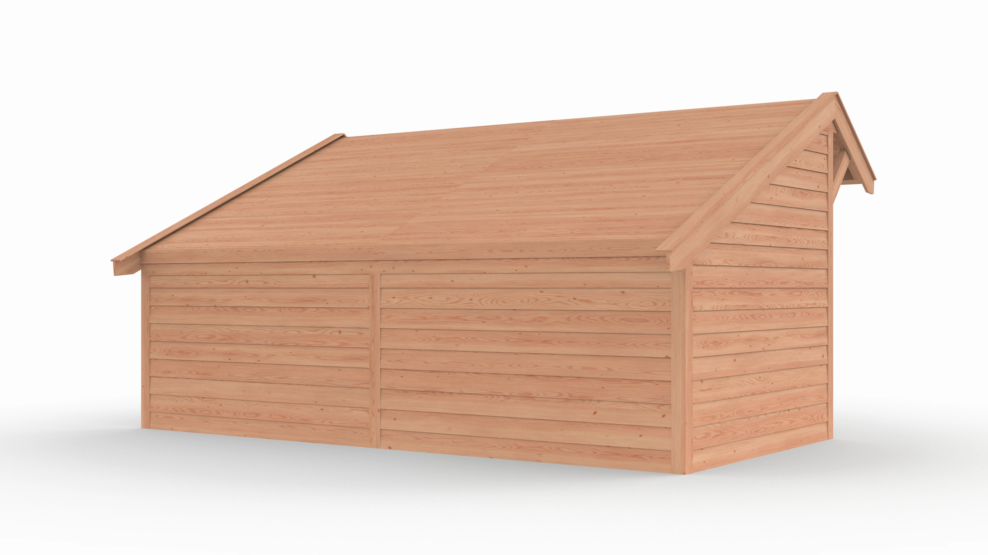 Douglas kapschuur, 600 x 300, met schuur en achterwand, Westwood Comfort - Afbeelding 6